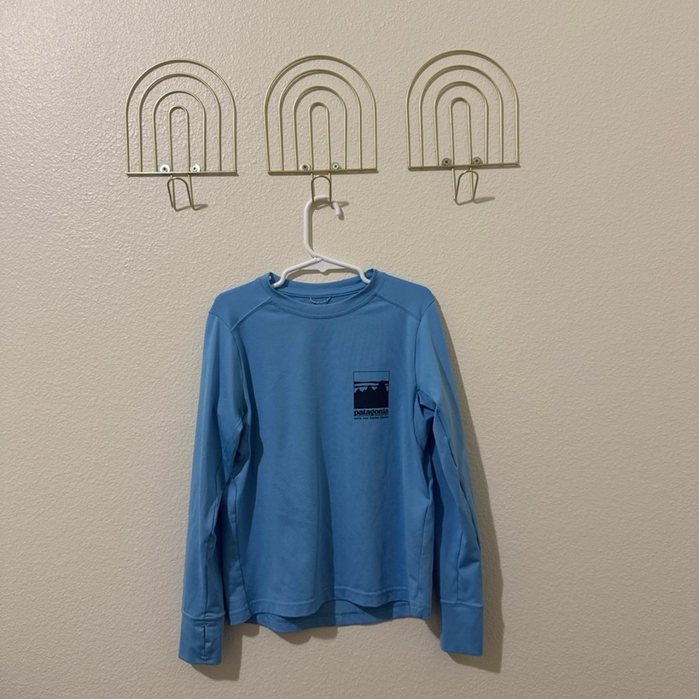 Patagonia Kids Rashguard - Sky Blue